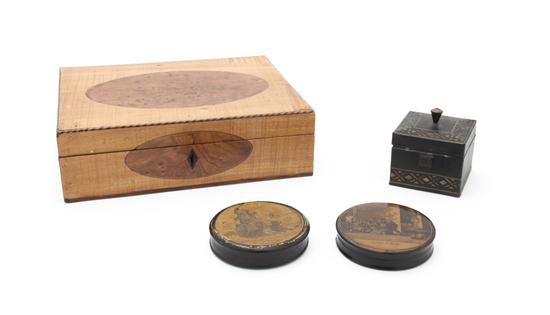 A Pair of Russian Snuff Boxes