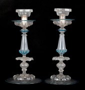 A PAIR OF SALVIATI VENETIAN GL