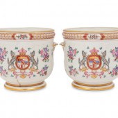 A Pair of Samson Porcelain Cac