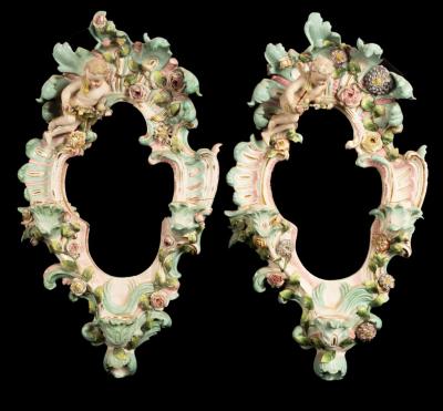 A pair of Samson porcelain