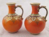 A pair of Samuel Alcock vases