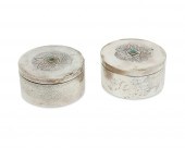 A PAIR OF SANBORNS STERLING SI