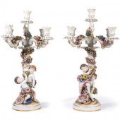 A Pair of Schierholz Porcelain