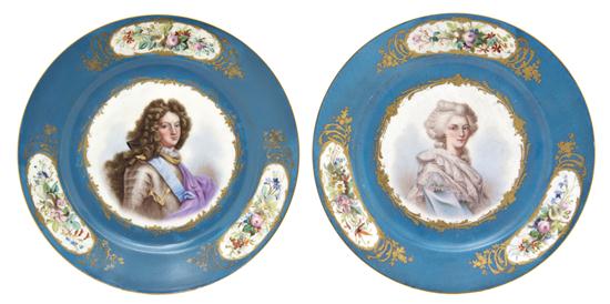 A Pair of Sevres Style Porcelain
