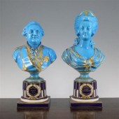 A pair of Sevres style porcela