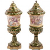 A Pair of Sèvres Style Porcela