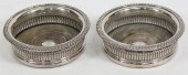 A pair of Sheffield plate wine
