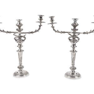 A Pair of Sheffield Plated