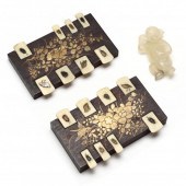 A PAIR OF SHIBAYAMA WHIST COUN