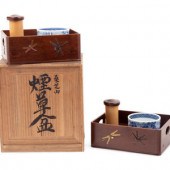 A Pair of Shibyama Style Smoki