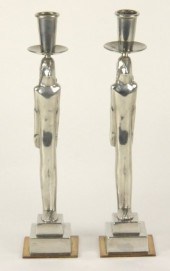 A pair of silver coloured 'Egy