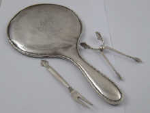 A pair of silver Georg Jensen sugar