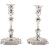 A Pair of Silver Georgian Styl