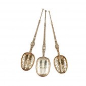 A PAIR OF SILVER GILT REPRODUC
