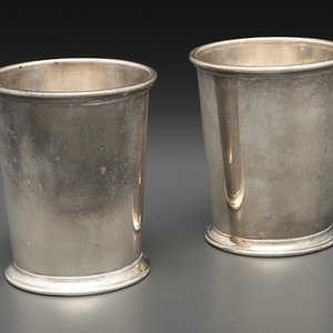 A Pair of Silver Julep Cups