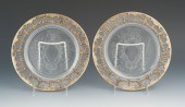 A Pair of Silver Mounted Etche