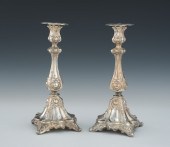 A Pair of Silver Plated Polish