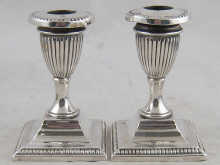 A pair of silver plated dwarf