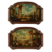 A PAIR OF SMALL ITALIAN 19TH C