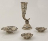 A pair of small silver bonbon
