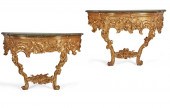 A PAIR OF SOUTH GERMAN ROCOCO