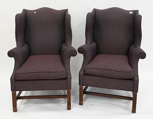 A PAIR OF SOUTHWOOD UPHOLSTERED