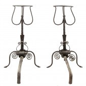 A PAIR OF SPANISH BAROQUE STYL