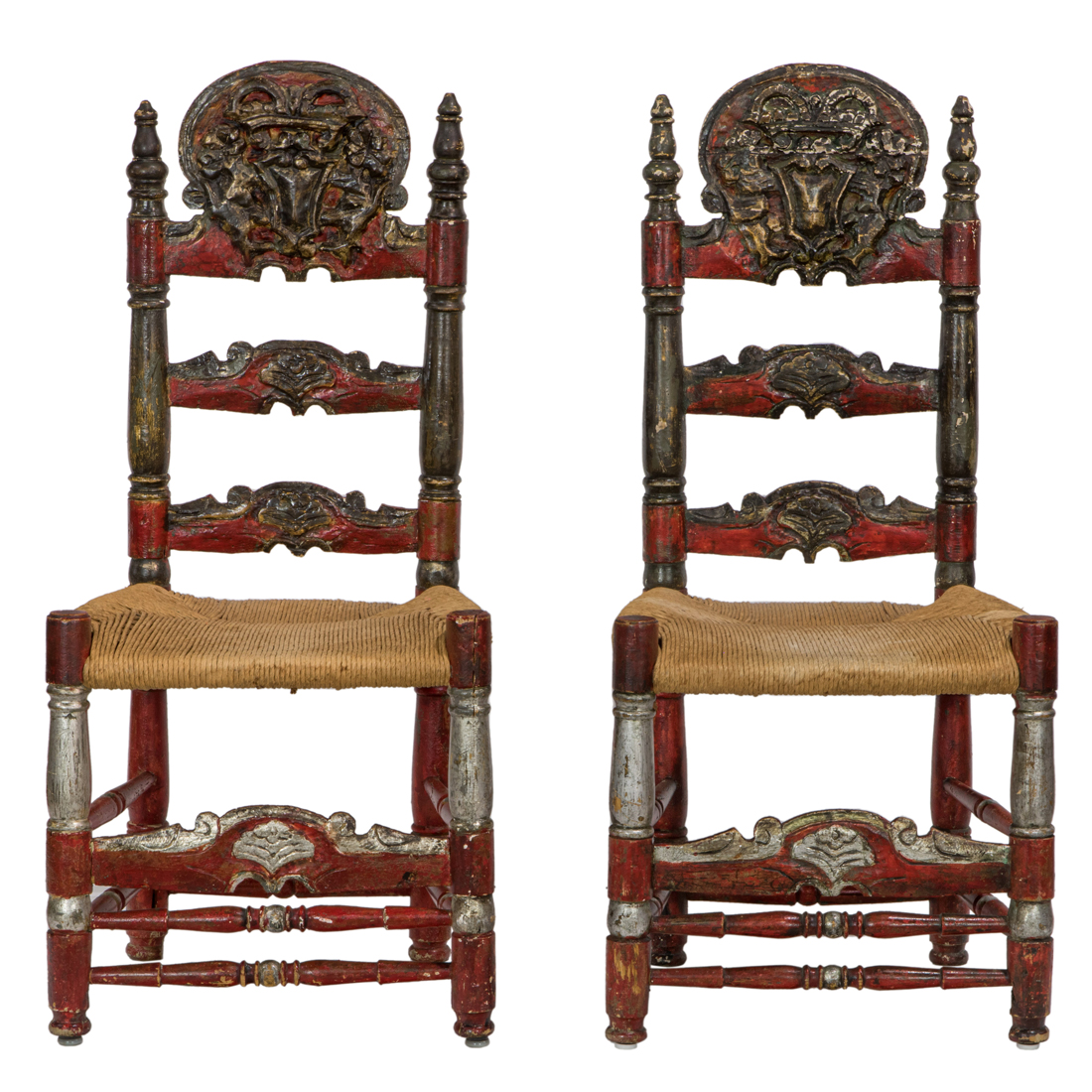 A PAIR OF SPANISH COLONIAL