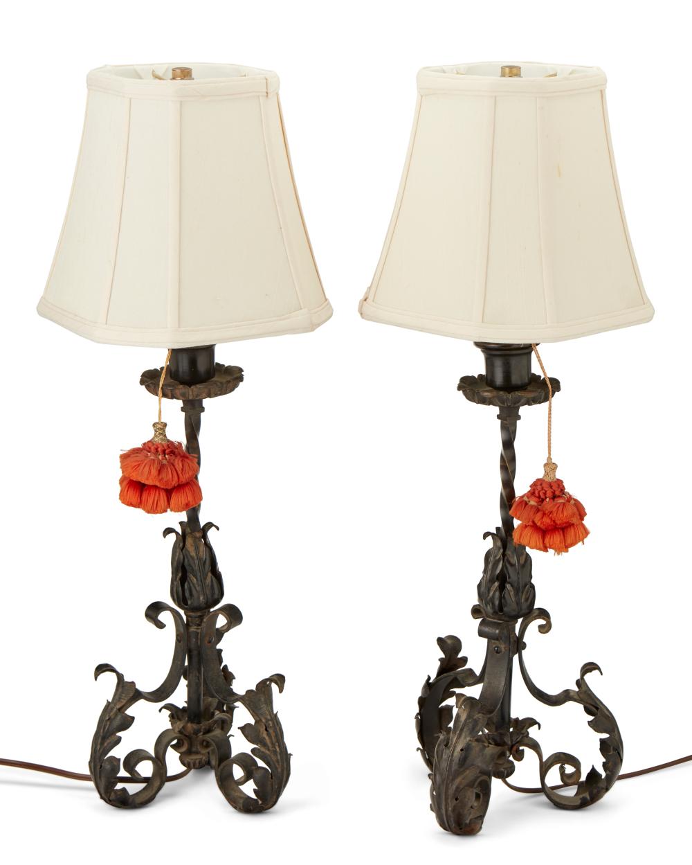 A PAIR OF SPANISH COLONIAL-STYLE