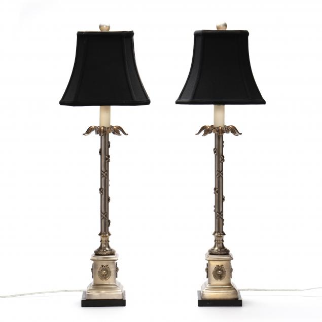 A PAIR OF SPEER COLLECTION COLUMNAR