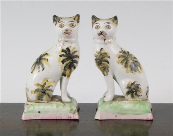 A pair of Staffordshire
