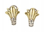 * A Pair of Sterling Silver an