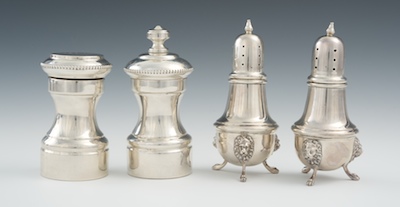 A Pair of Sterling Silver Salt