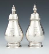 A Pair of Sterling Silver Salt