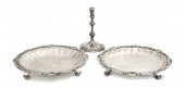 *A Pair of Sterling Silver Foo