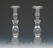 A Pair of Steuben #7792 Teardr