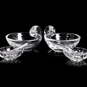 A Pair of Steuben Glass Bowls and a
