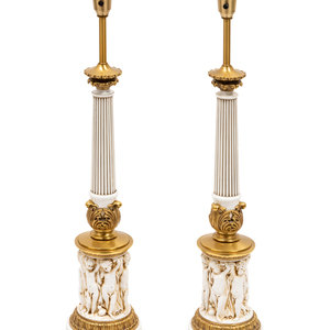 A Pair of Stiffel Table Lamps