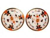 A pair of Swansea dessert plat