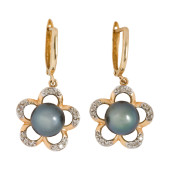 A PAIR OF TAHITIAN CULTURED PE