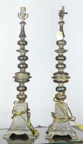 A PAIR OF TALL BAROQUE STYLE P