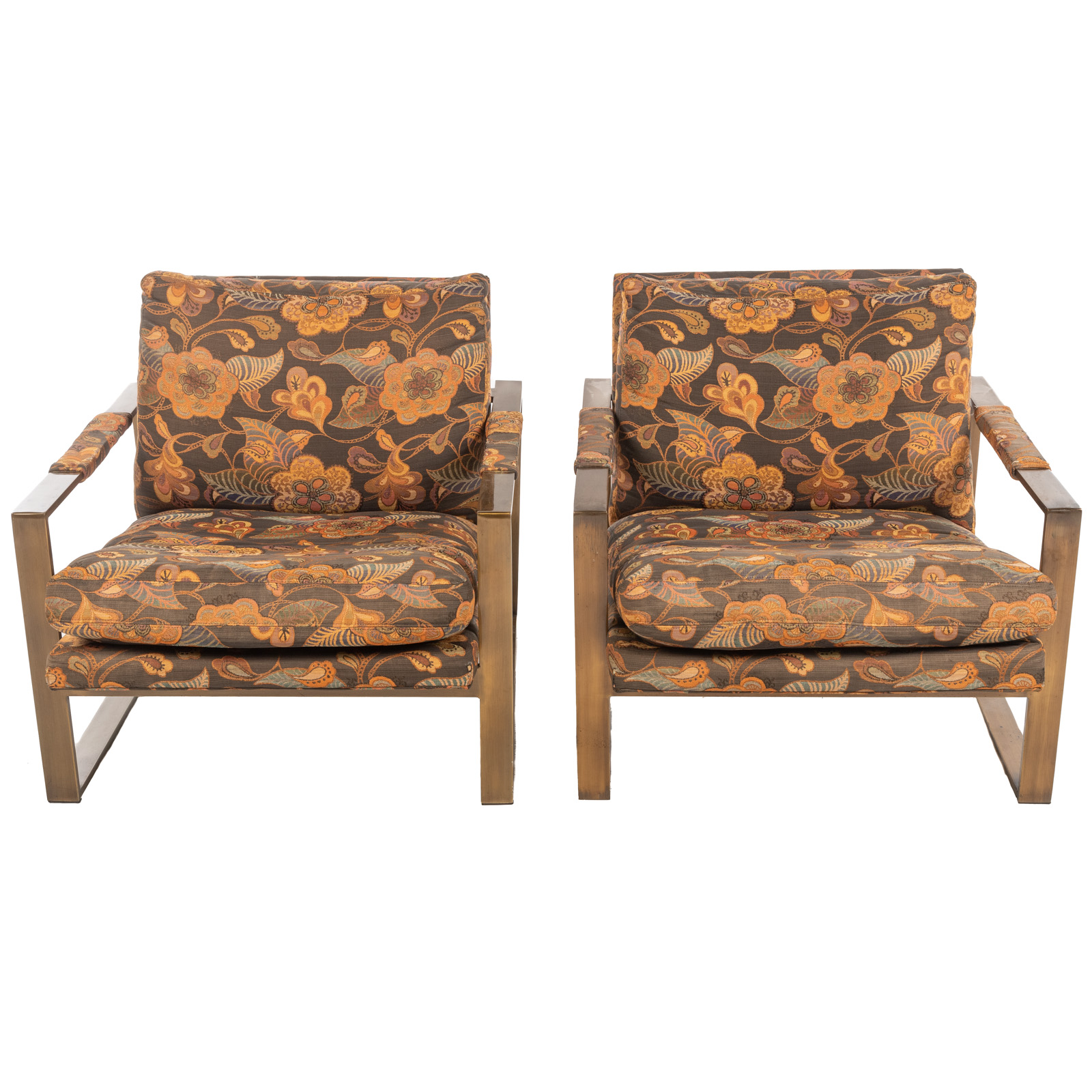 A PAIR OF THAYER COGGIN FLAT BAR