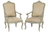 A PAIR OF THERIEN & CO FAUTEUI