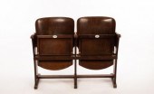 A pair of Thonet theatre seats