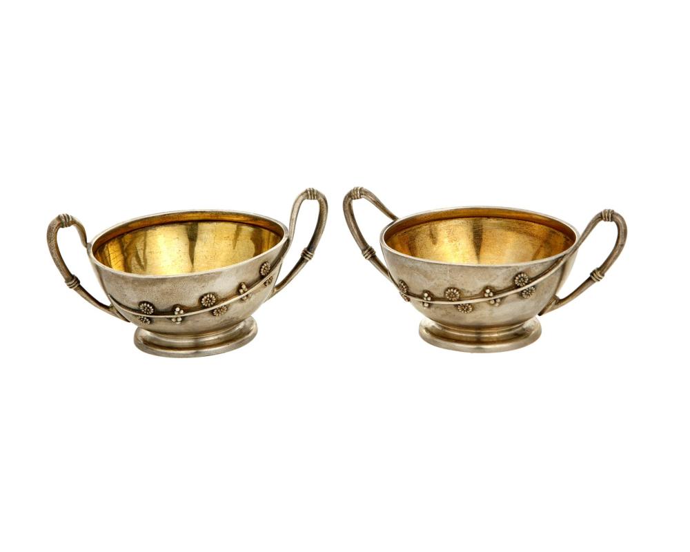 A PAIR OF TIFFANY & CO. MASTER SALT