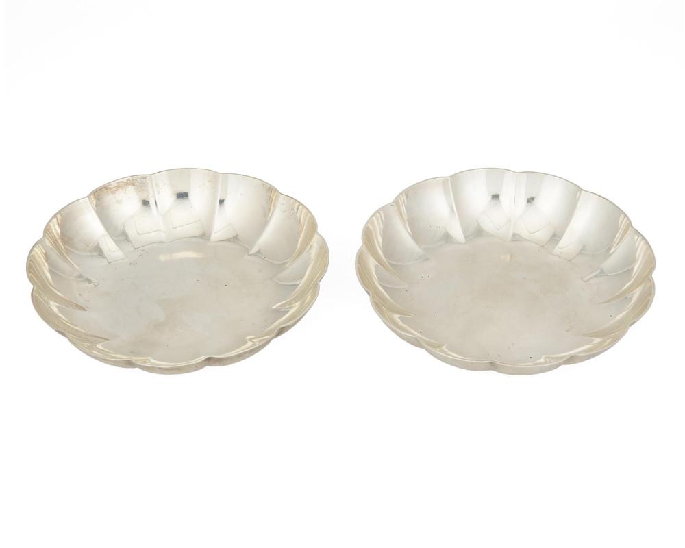 A PAIR OF TIFFANY & CO. SCALLOPED