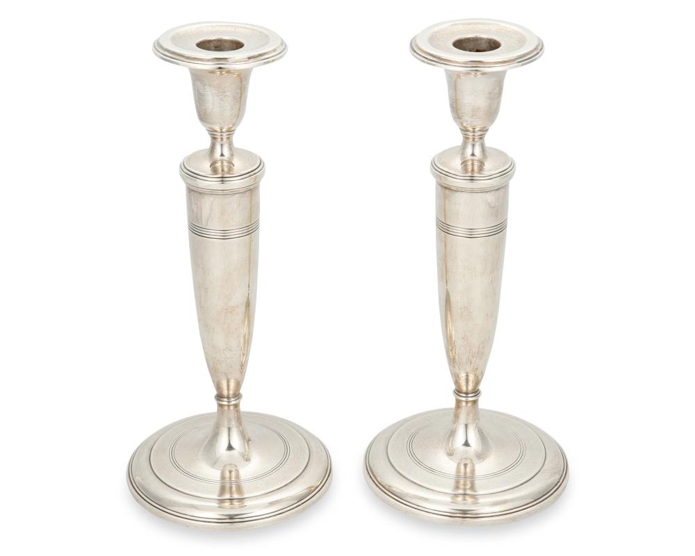A PAIR OF TIFFANY & CO. STERLING