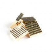 A PAIR OF TIFFANY & CO. 14K YE