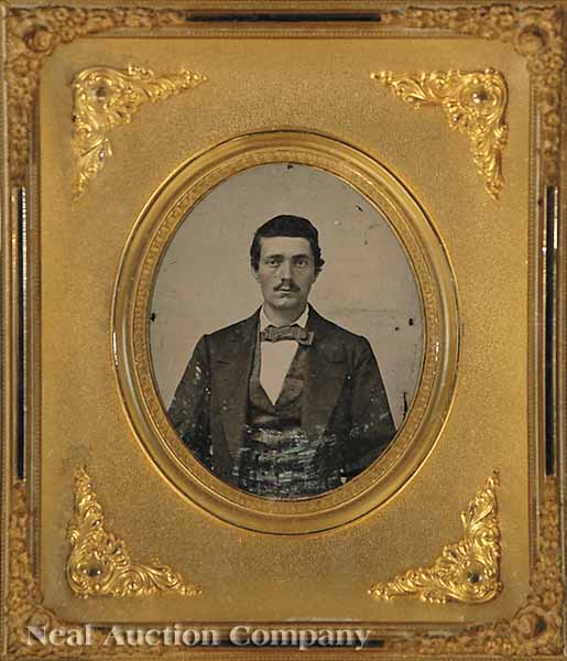 A Pair of Tin Types late 19th/early