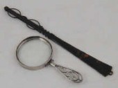 A pair of tortoiseshell lorgne